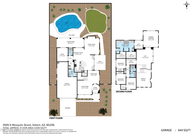 $925,000 | 3945 East Mesquite Street, Gilbert, AZ 85296