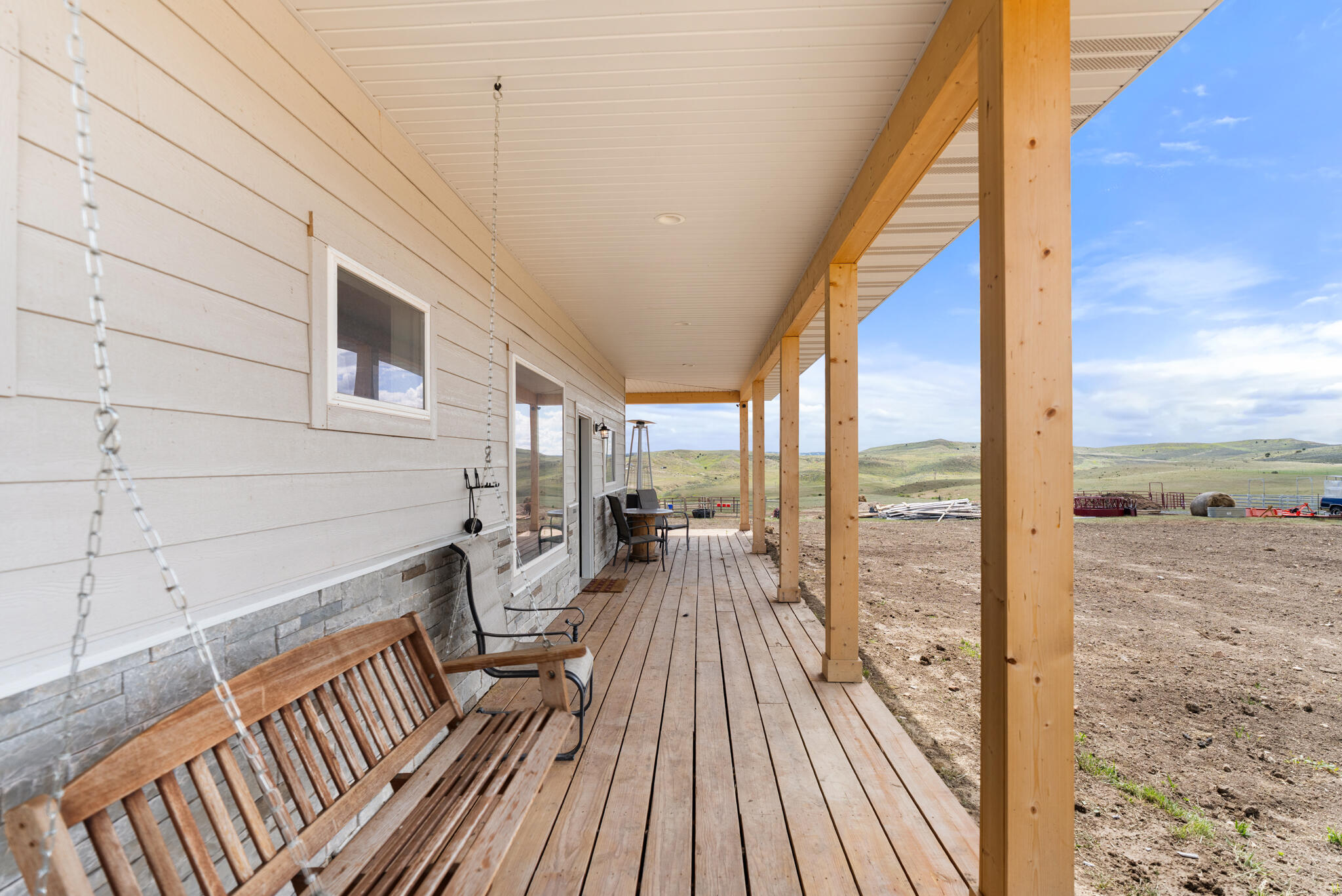 134 Beatty Spur Road Sheridan, WY 82801 - Photo 23 of 30 Porch Swing