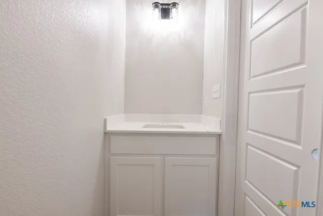 a bathroom with a sink