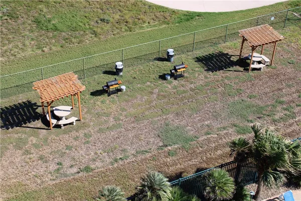a view of an ocean and beach