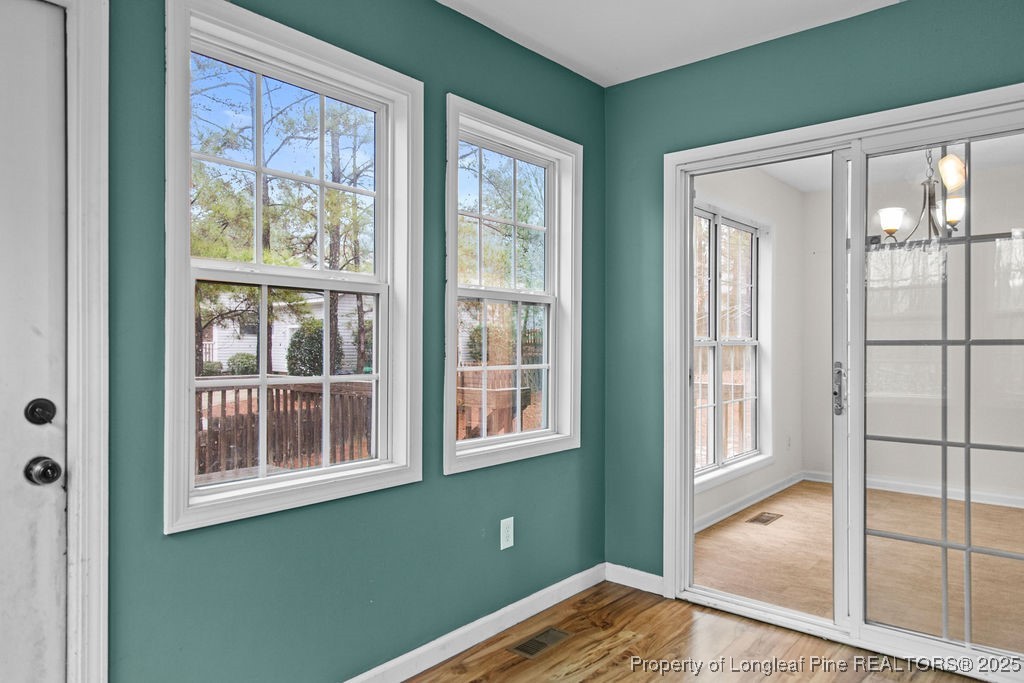 330 Fox Run Road Pinehurst, NC 28374 - Photo 15 of 31 a view of empty room with wooden floor and fan
