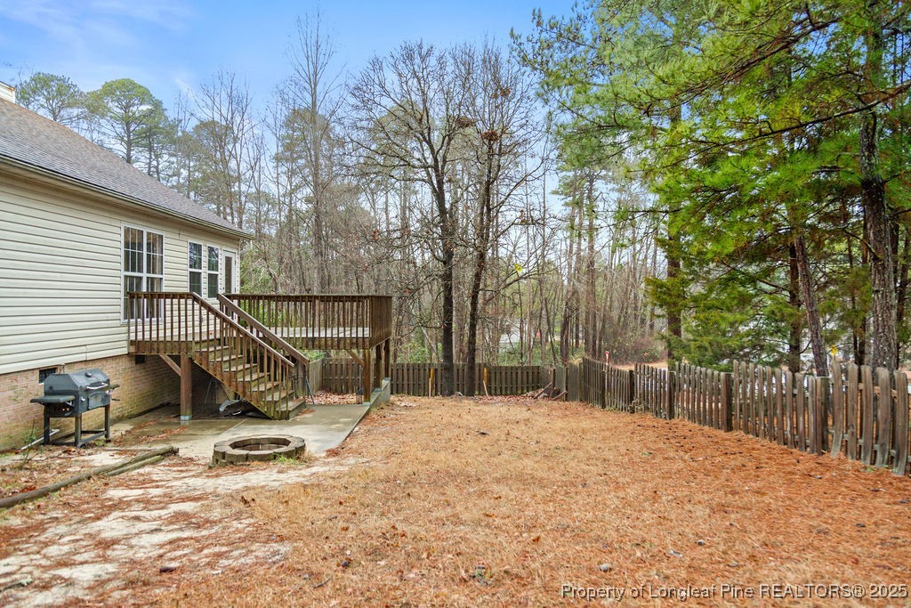 330 Fox Run Road Pinehurst, NC 28374 - Photo 30 of 31 a view of a backyard with a tree