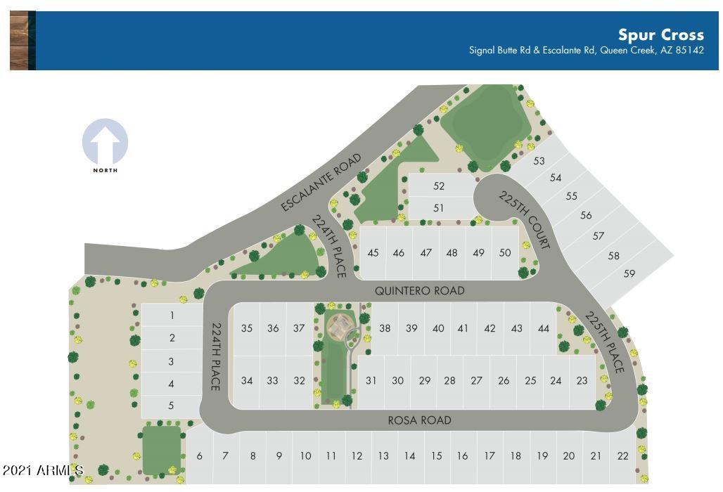22528 East Rosa Road Queen Creek, AZ 85142 - Photo 3 of 3 Site map