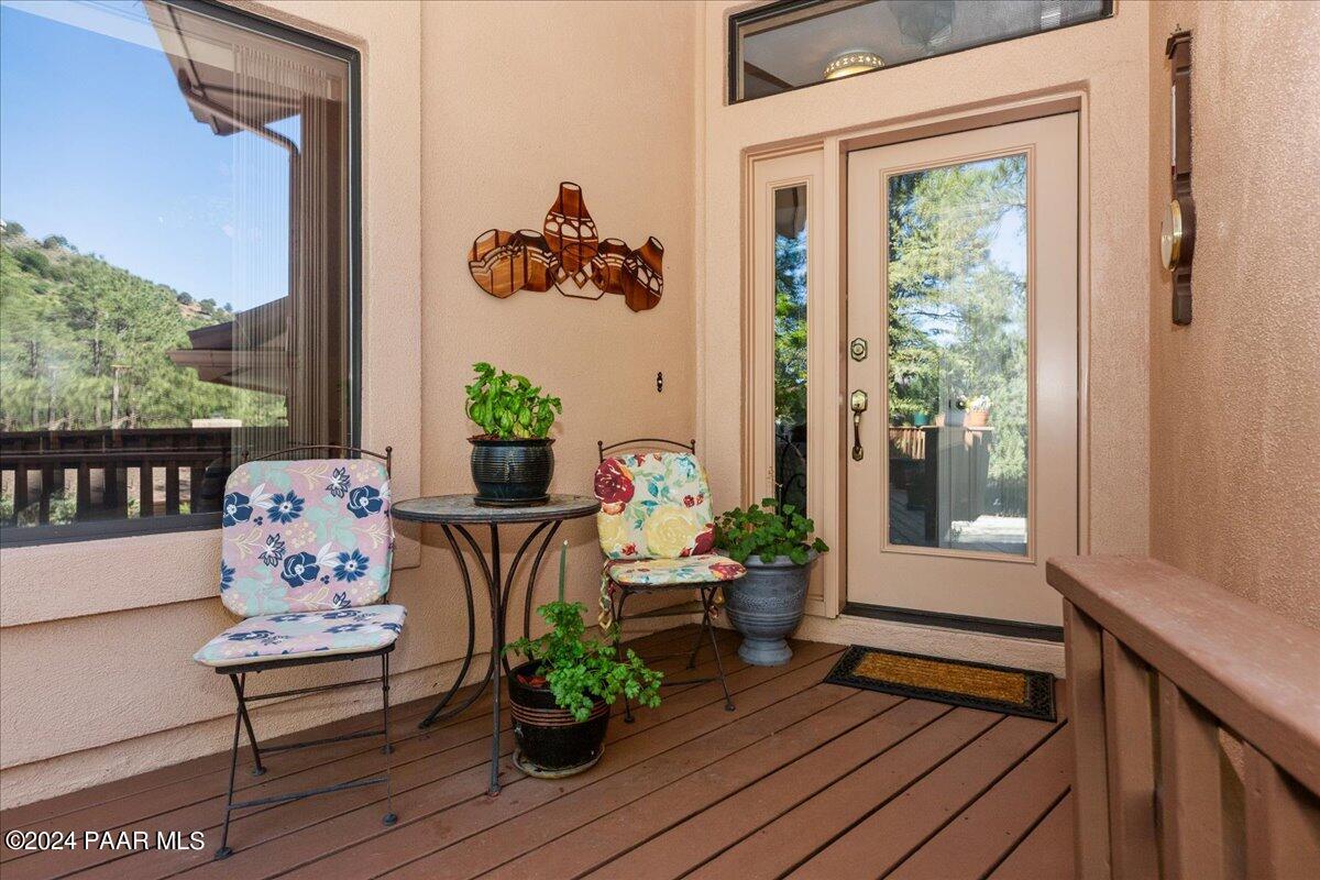 1291 Tanglewood Road Prescott, AZ 86303 - Photo 5 of 29 05-Front Door With Sitting Area