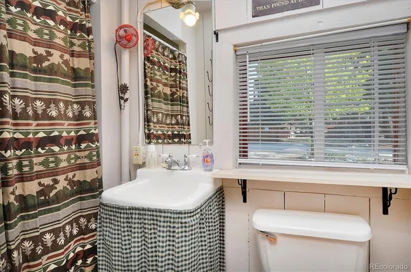 a bathroom with a sink and a toilet