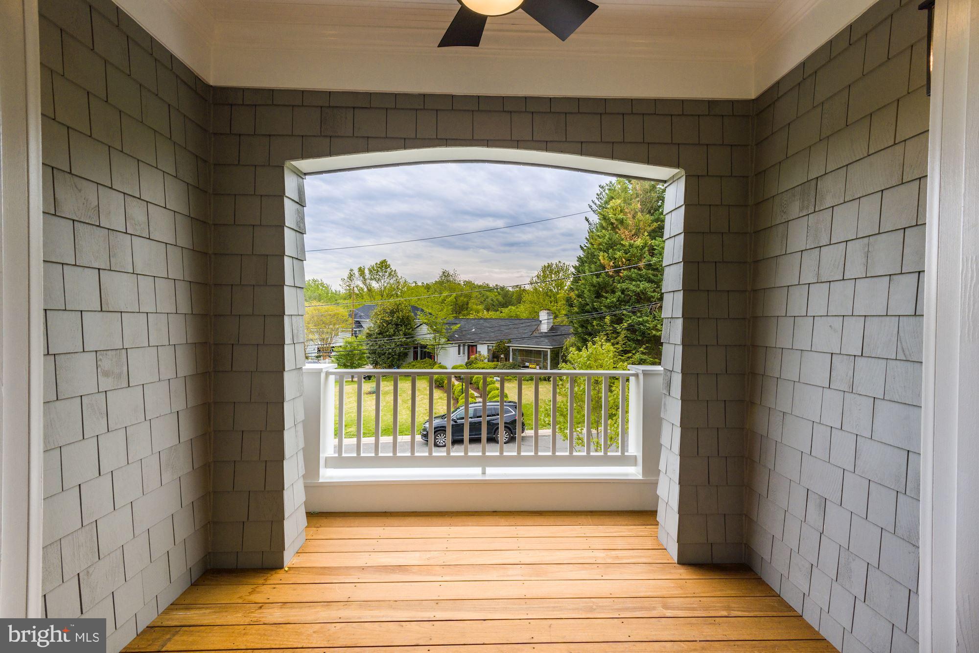 3201 Winnett Road Chevy Chase, MD 20815 - Photo 22 of 49 Covered Balcony off of Master Bedroom