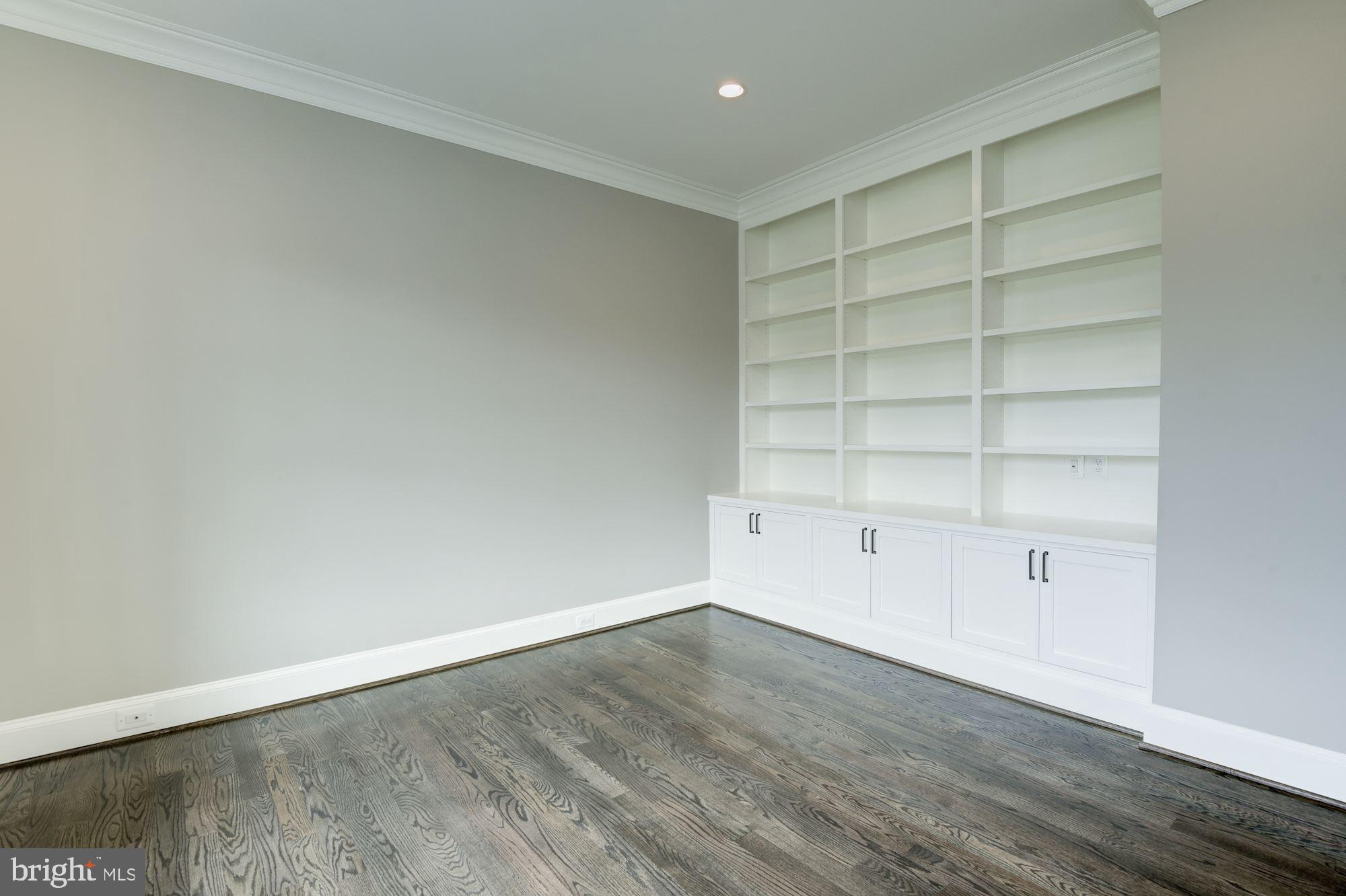 3201 Winnett Road Chevy Chase, MD 20815 - Photo 8 of 49 Study with Built-in Bookcases and Cabinets