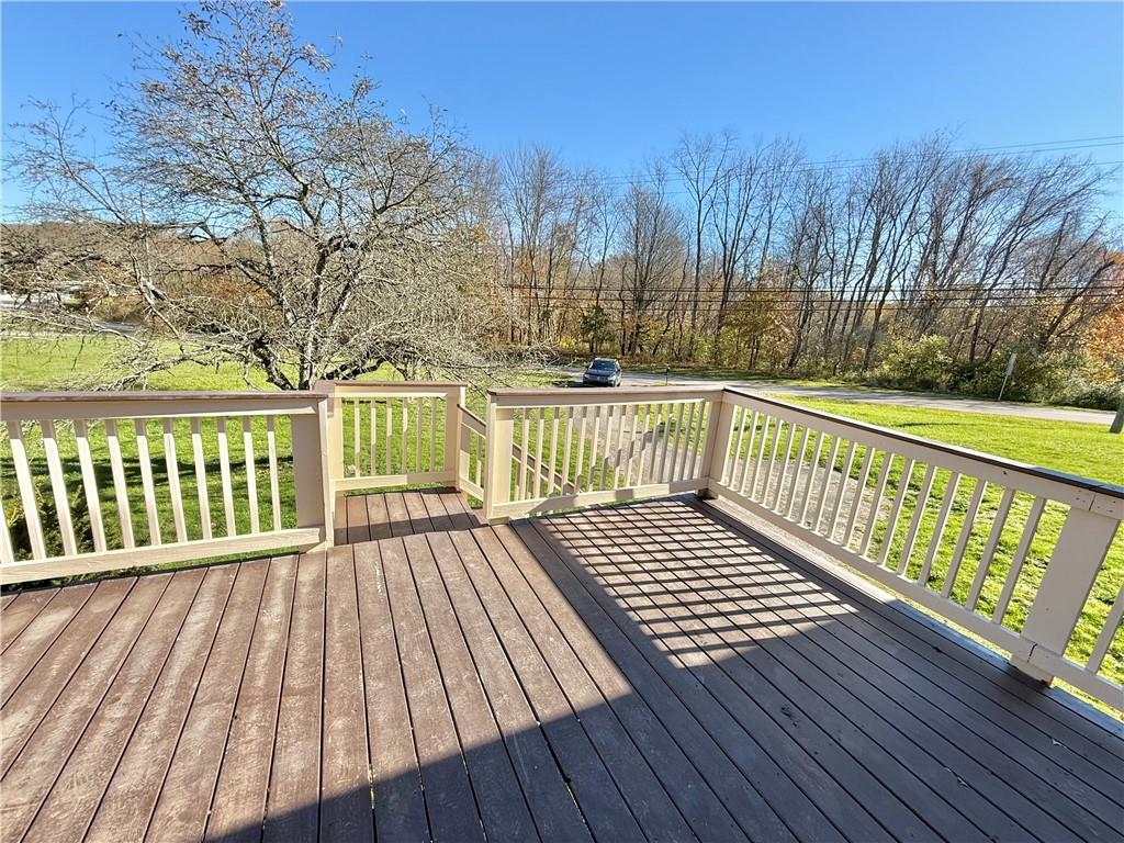 1285 Old Pulaski Road New Castle, PA 16105 - Photo 2 of 19 a view of wooden deck and a yard