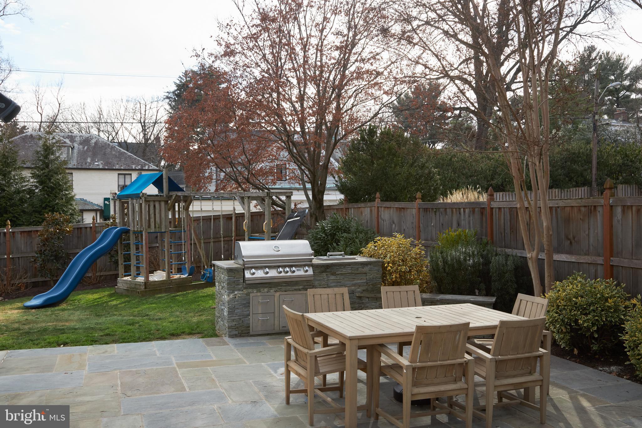 3626 Brandywine Street Northwest Washington, DC 20008 - Photo 56 of 61 Patio with Built-In Grill and Ice Chest