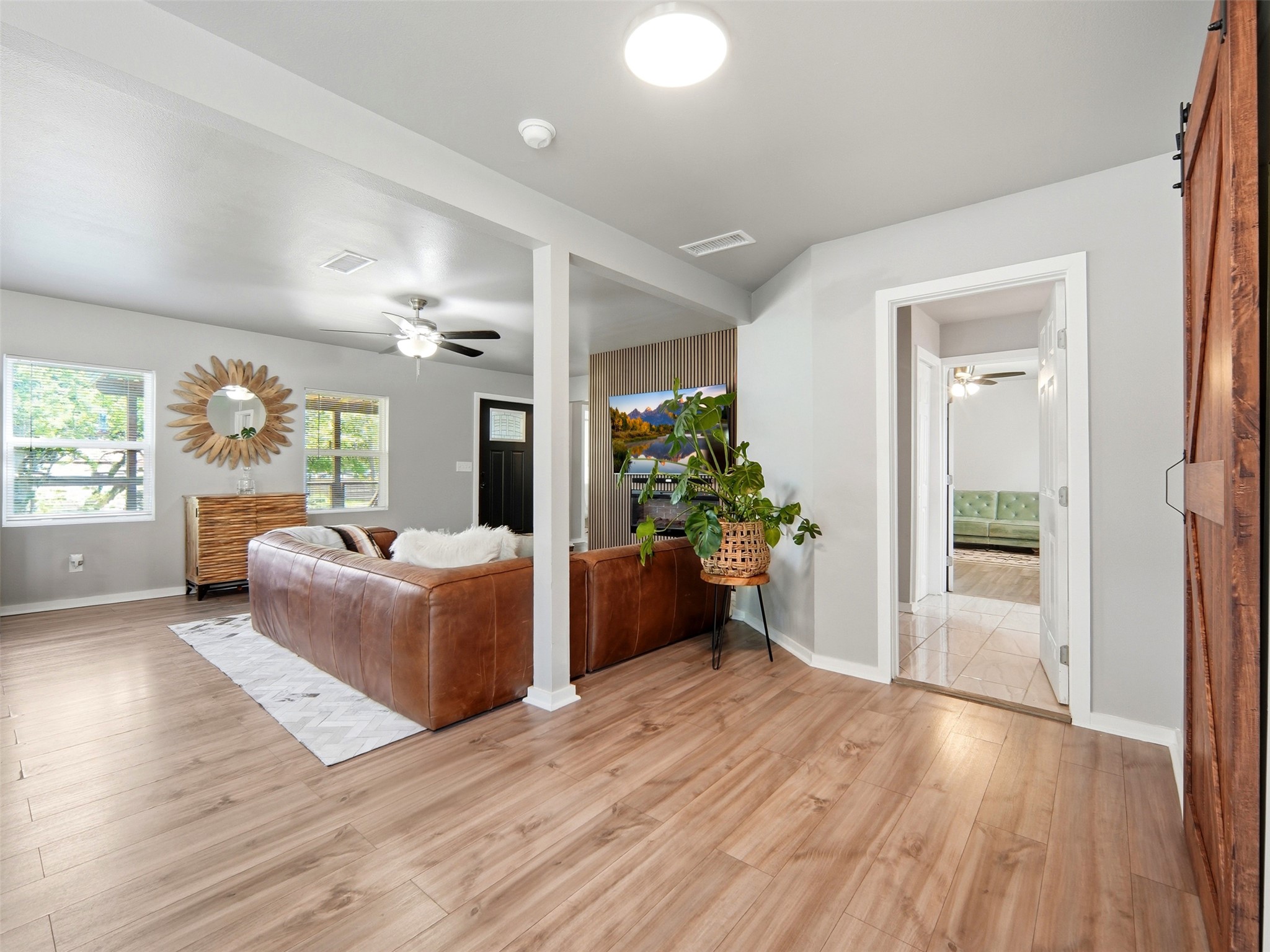 700 9th Street Blanco, TX 78606 - Photo 10 of 33 a living room with furniture and a large window