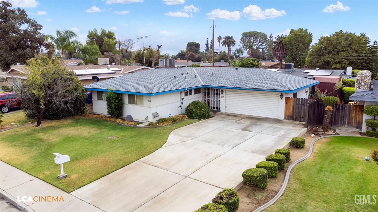 Undisclosed Address Bakersfield, CA 93306 - Photo 6 of 27 a aerial view of a house with a swimming pool