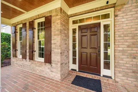 a view of front door