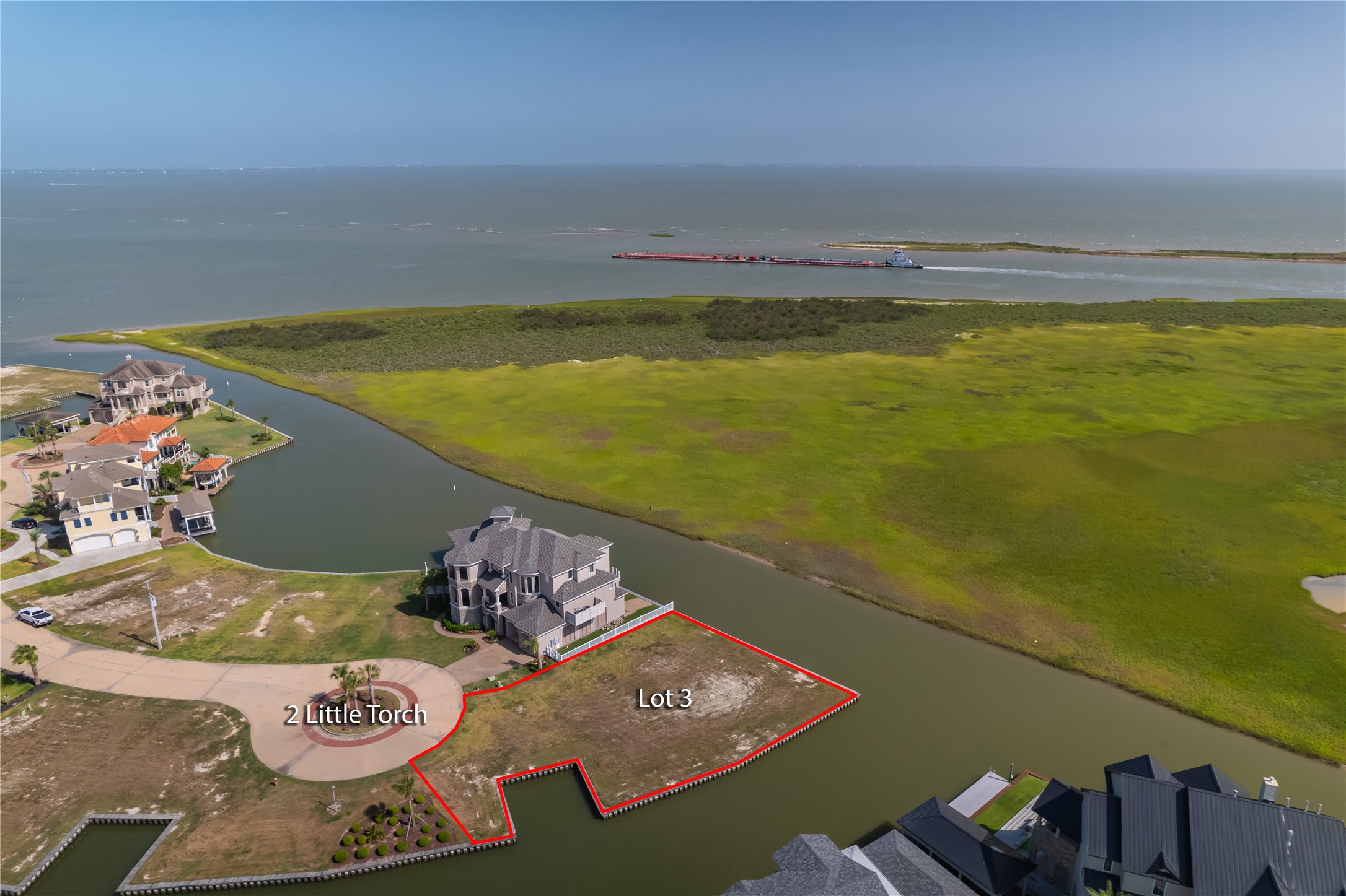 2 Little Torch Hitchcock, TX 77563 - Photo 5 of 49 a view of a workspace with an ocean view