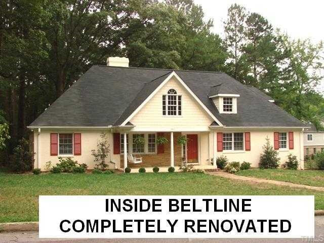 3421 Cherry Lane Raleigh, NC 27607 - Photo 1 of 12 Built in 1956. Completely renovated in 2006. Exterior Front