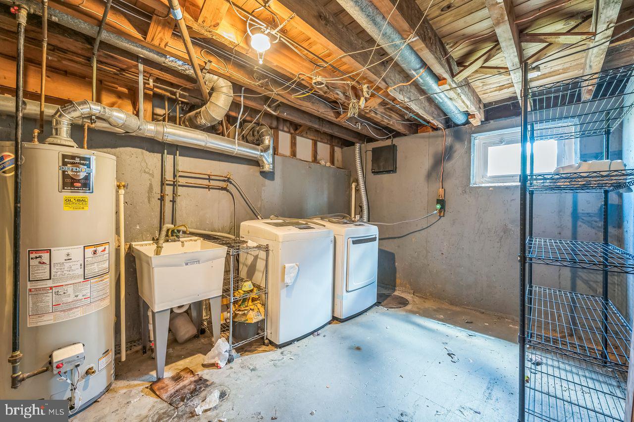 9731 Glenhope Road Philadelphia, PA 19115 - Photo 32 of 36 a utility room with dryer and washer