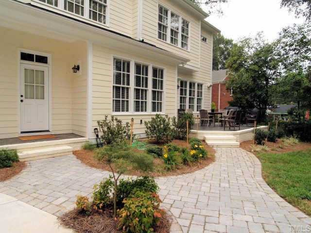 118 Montgomery Street Raleigh, NC 27607 - Photo 10 of 10 The backyard offers plentiful space for kids, pets & gardening. The stamped concrete patio and paver walkway add quality touches to these outdoor living areas. Other