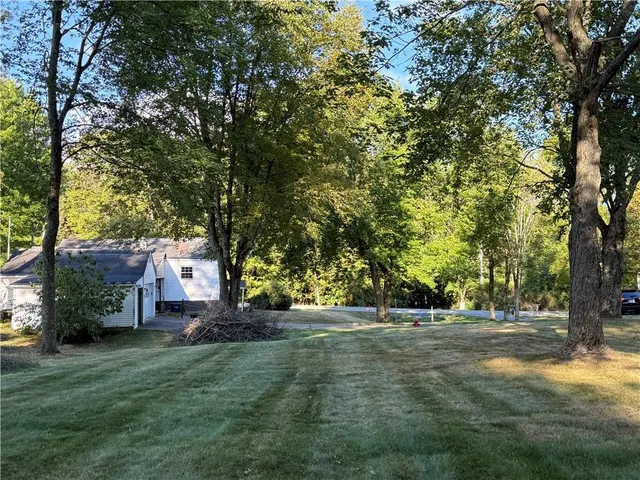 a view of outdoor space with trees