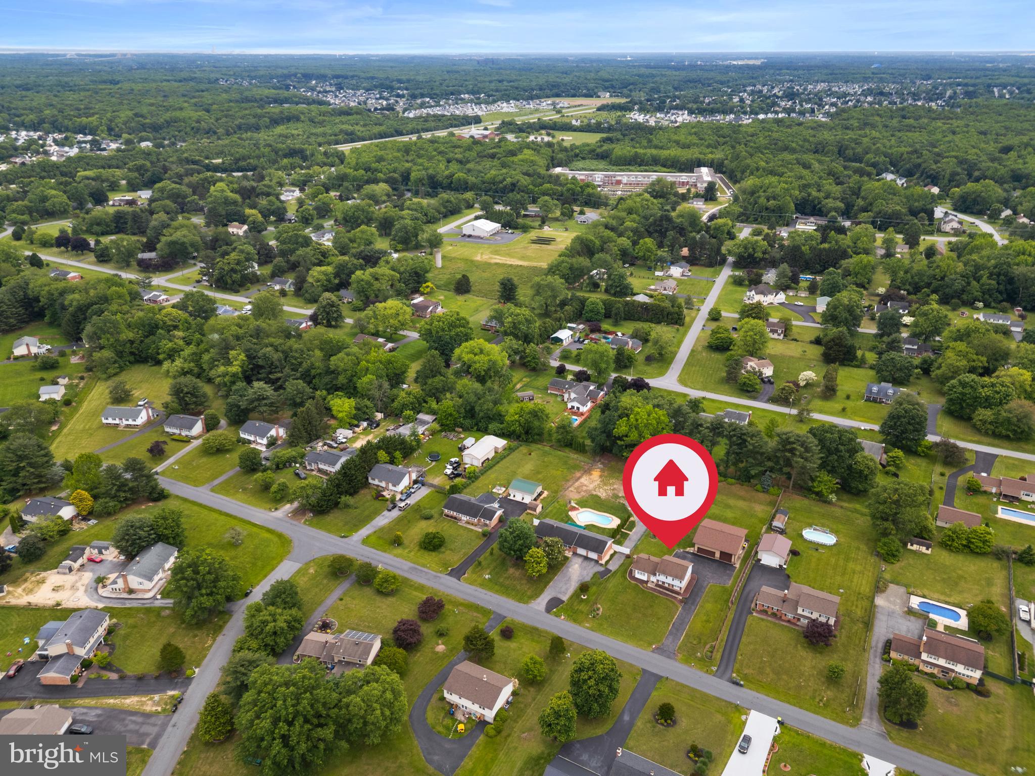 30 Stardust Drive Newark, DE 19702 - Photo 52 of 53 an aerial view of residential houses with city view