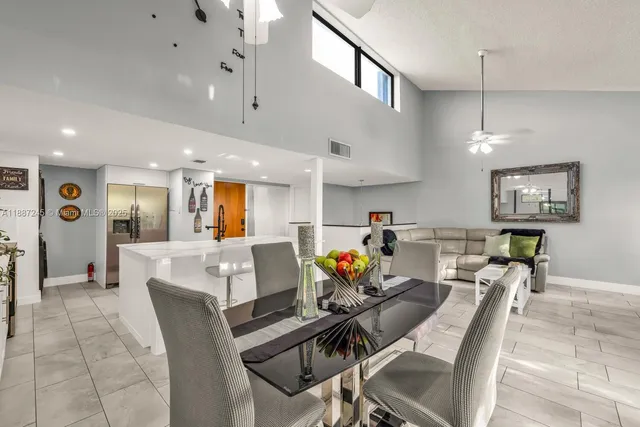 a view of a balcony with lake view and a ocean view