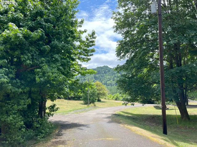a view of ocean view with trees