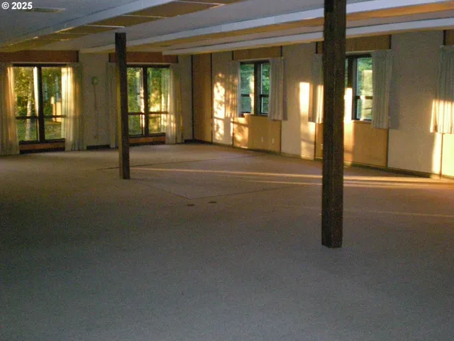 a view of a building stairs