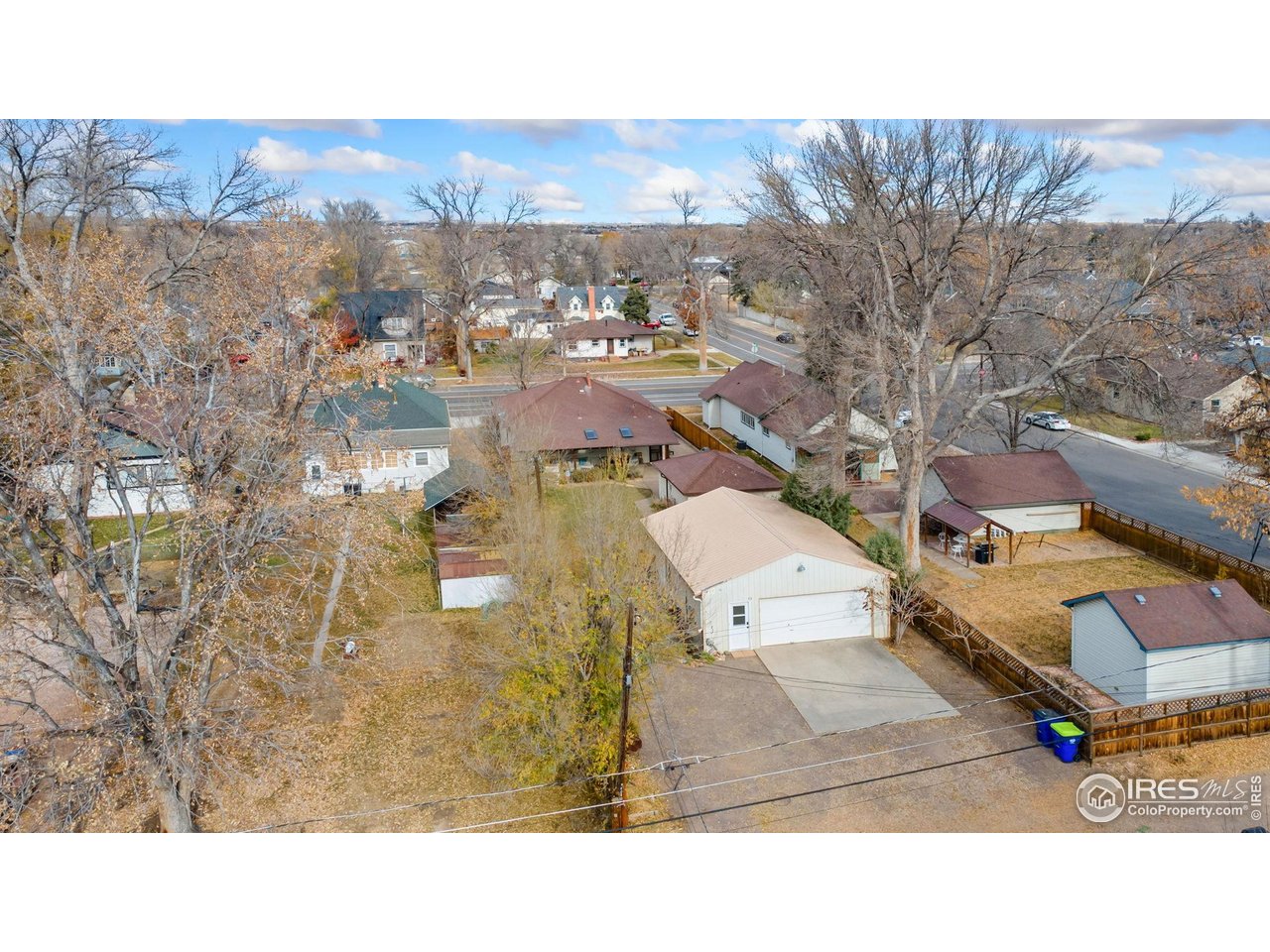 805 Walnut Street Windsor, CO 80550 - Photo 31 of 33 Aerial of shop off the alley
