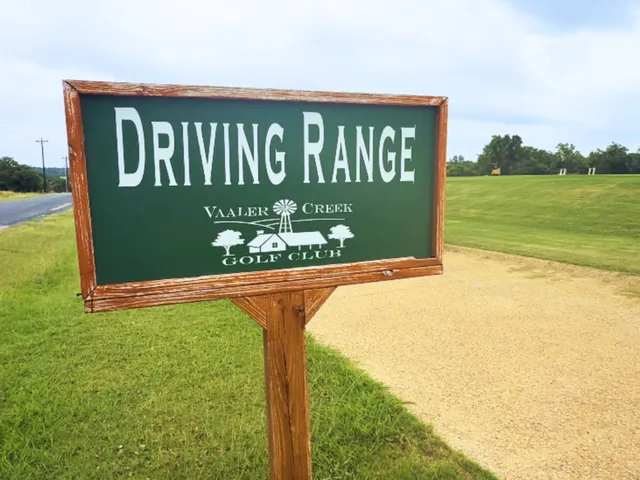 a view of a sign in a yard