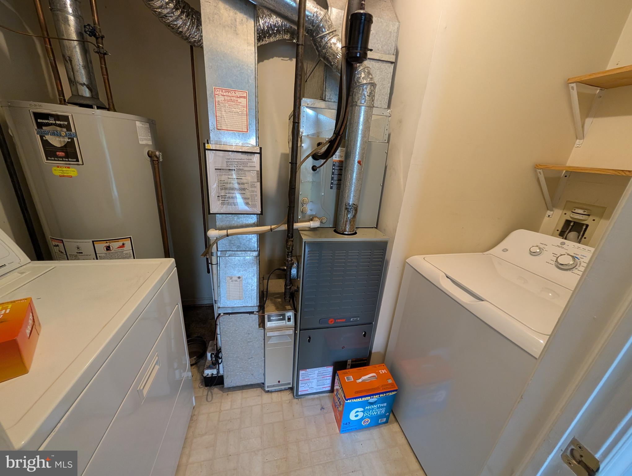 39 Cabot Drive Chesterbrook, PA 19087 - Photo 24 of 25 a utility room with dryer and washer