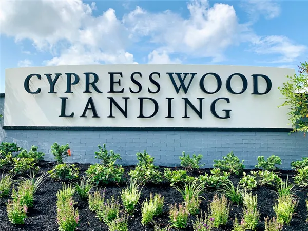 a view of a park with slide