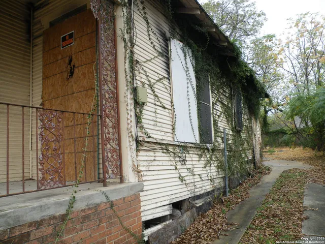 a view of a door and chair