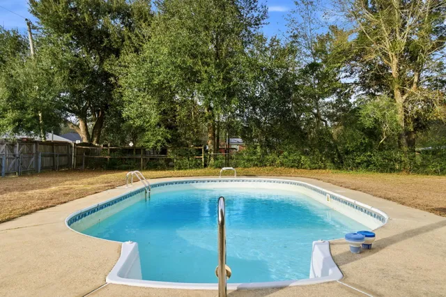 a view of a swimming pool