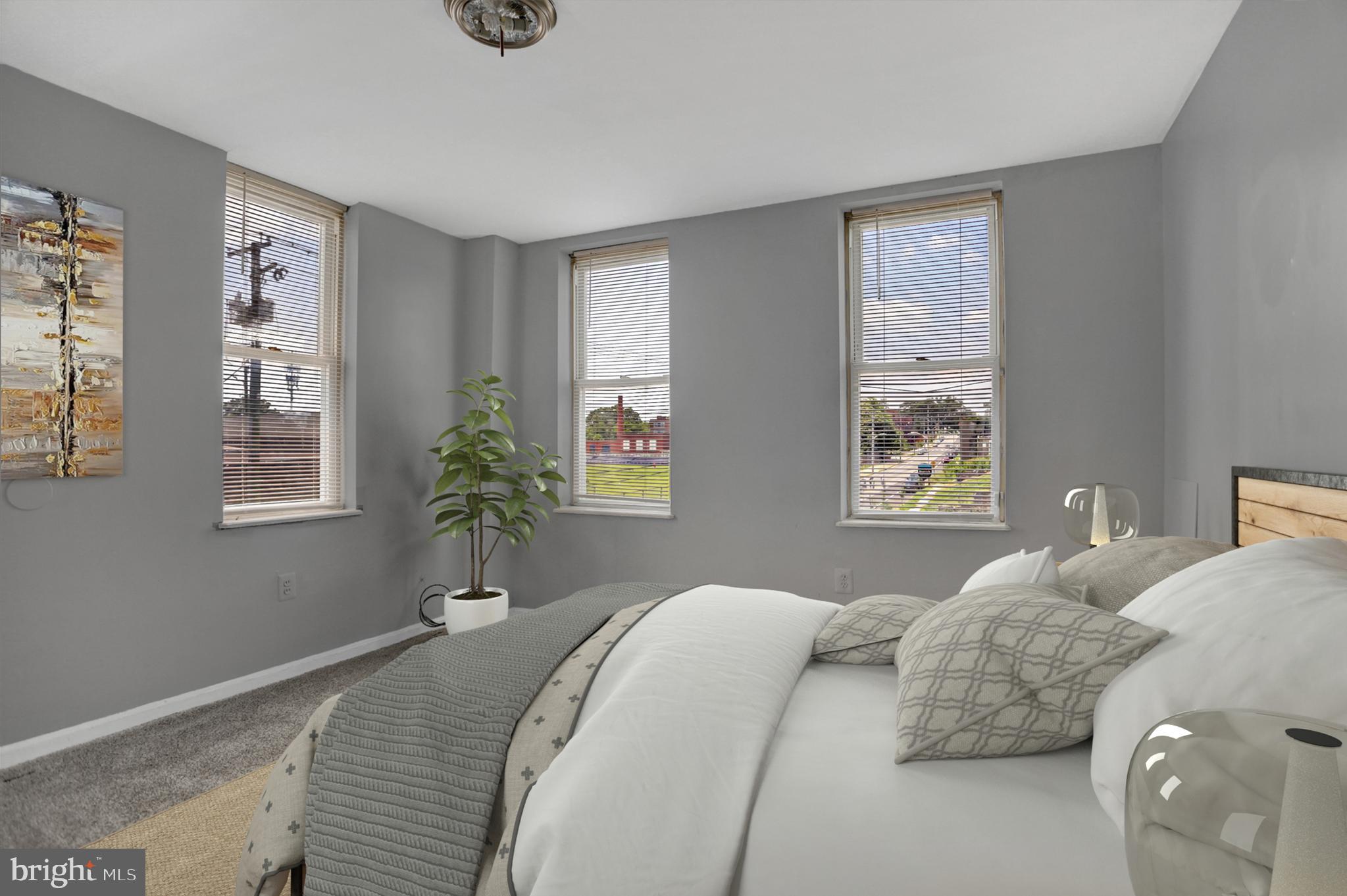 1501 North Payson Street Baltimore, MD 21217 - Photo 3 of 41 Virtually Staged Primary Bedroom