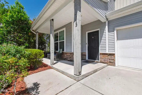 a view of a house with a porch