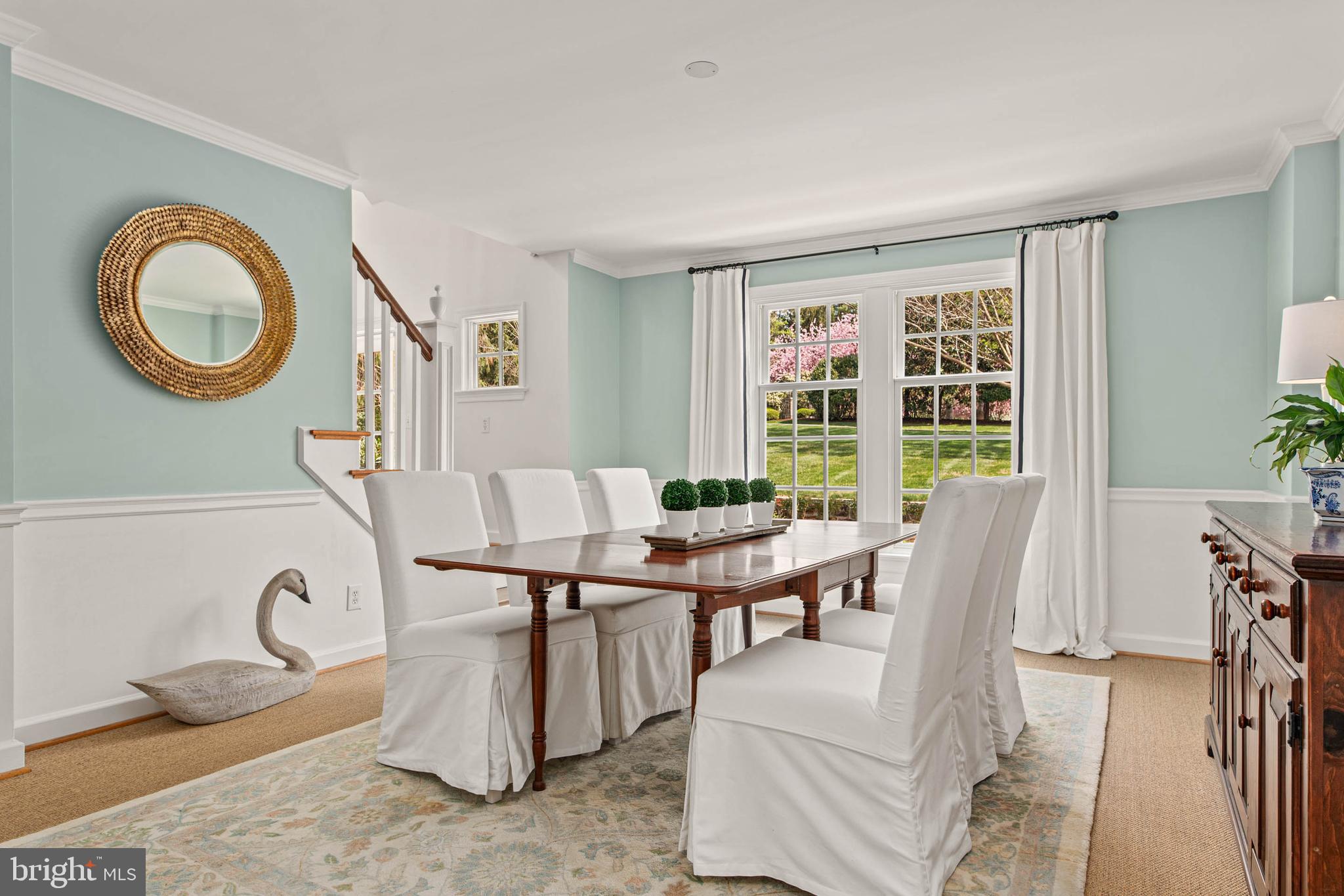 8 Rabbit Run Road Malvern, PA 19355 - Photo 19 of 49 a view of a dining room with furniture window and wooden floor