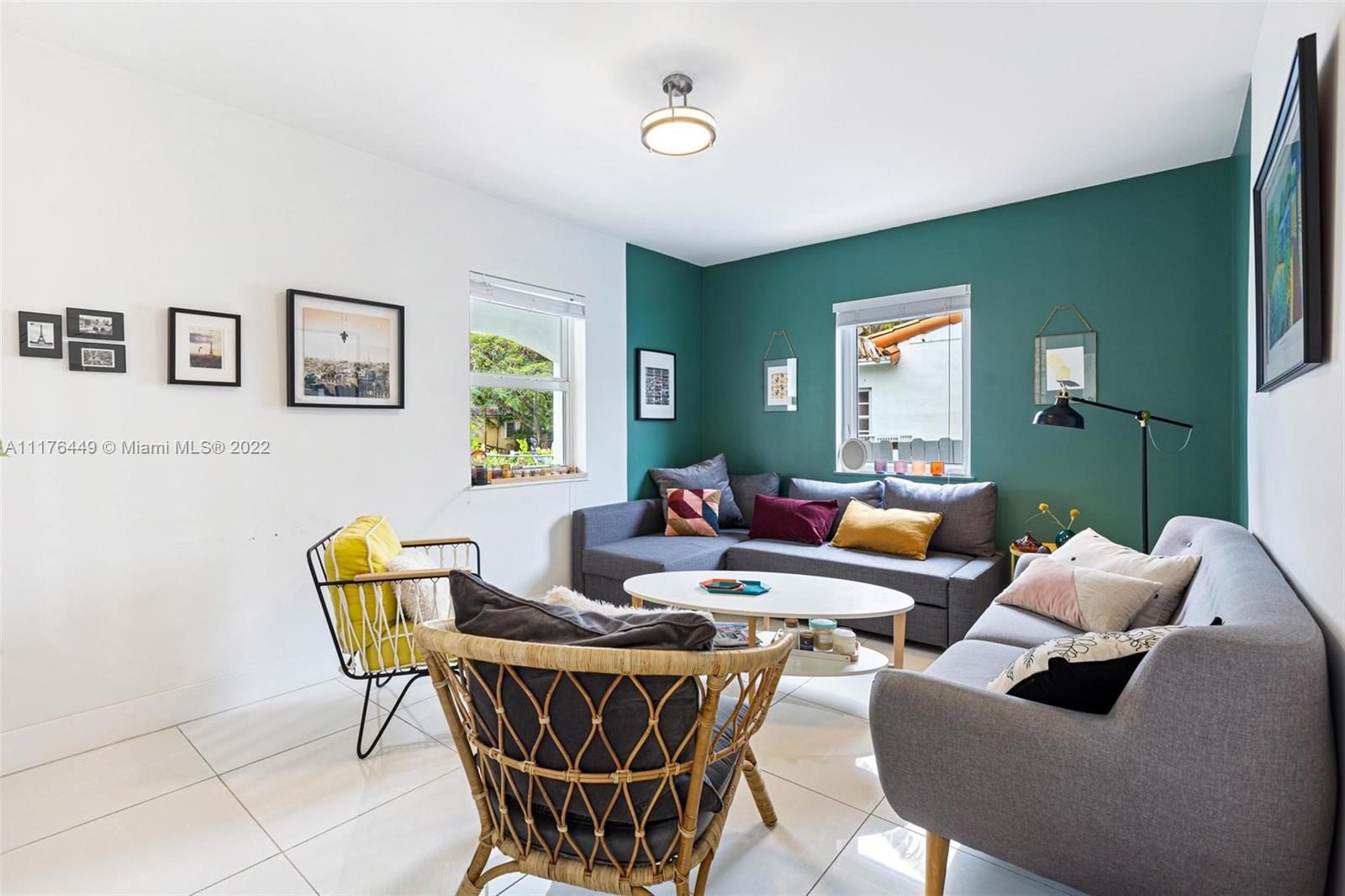 1910 Coral Gate Drive Miami, FL 33145 - Photo 11 of 39 a living room with furniture and a wooden floor