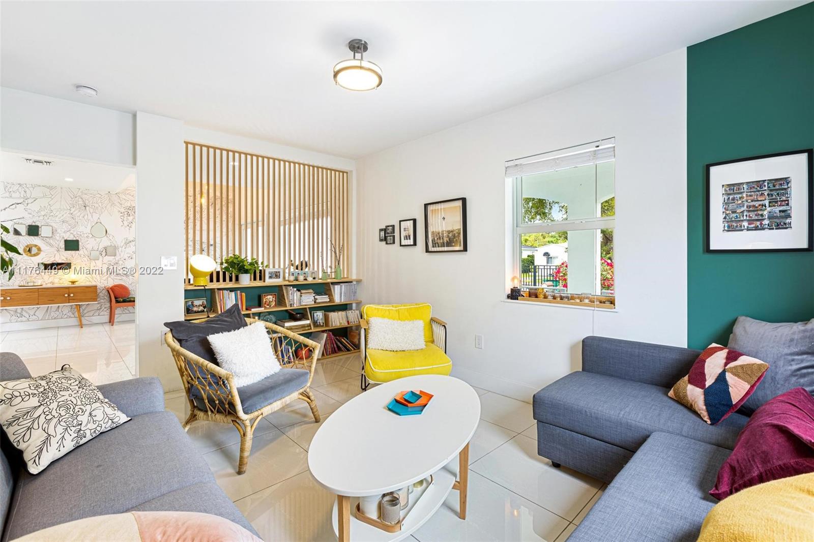 1910 Coral Gate Drive Miami, FL 33145 - Photo 12 of 39 a living room with furniture and a wooden floor