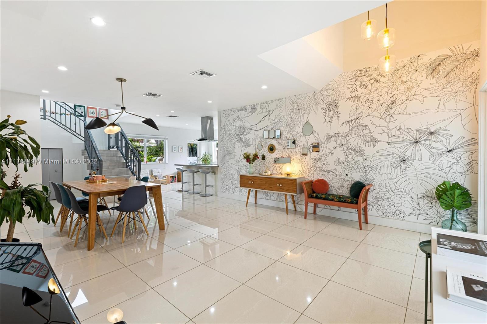 1910 Coral Gate Drive Miami, FL 33145 - Photo 3 of 39 a outdoor living space with furniture and a potted plant