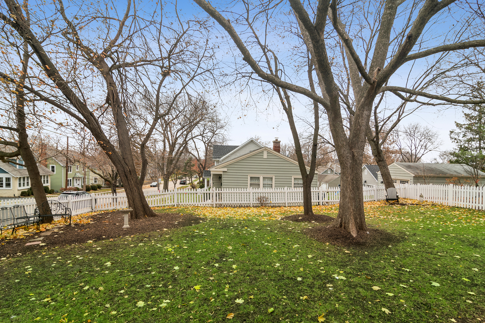 202 East Hillside Road Barrington, IL 60010 - Photo 30 of 37 a front view of a house with a yard and large tree