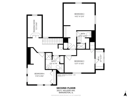 a picture of a book and a bed