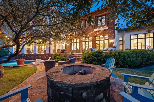 a view of outdoor space yard swimming pool and patio