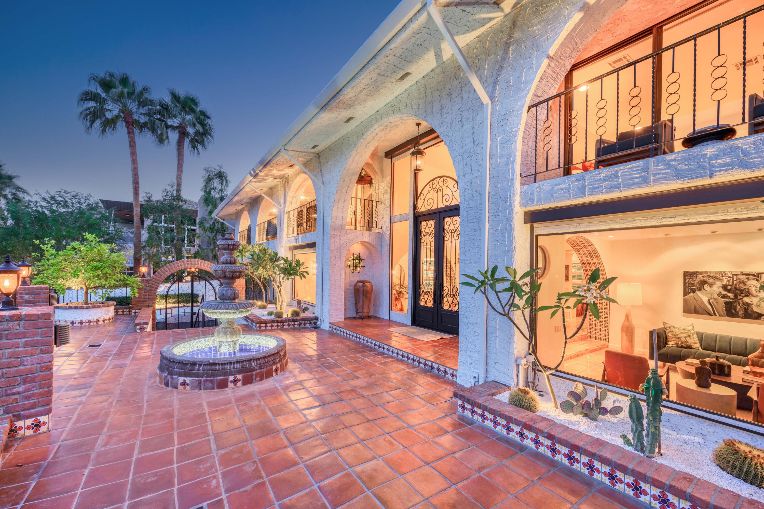 1777 Ridge Road Palm Springs, CA 92264 - Photo 2 of 47 Twilight Courtyard Area