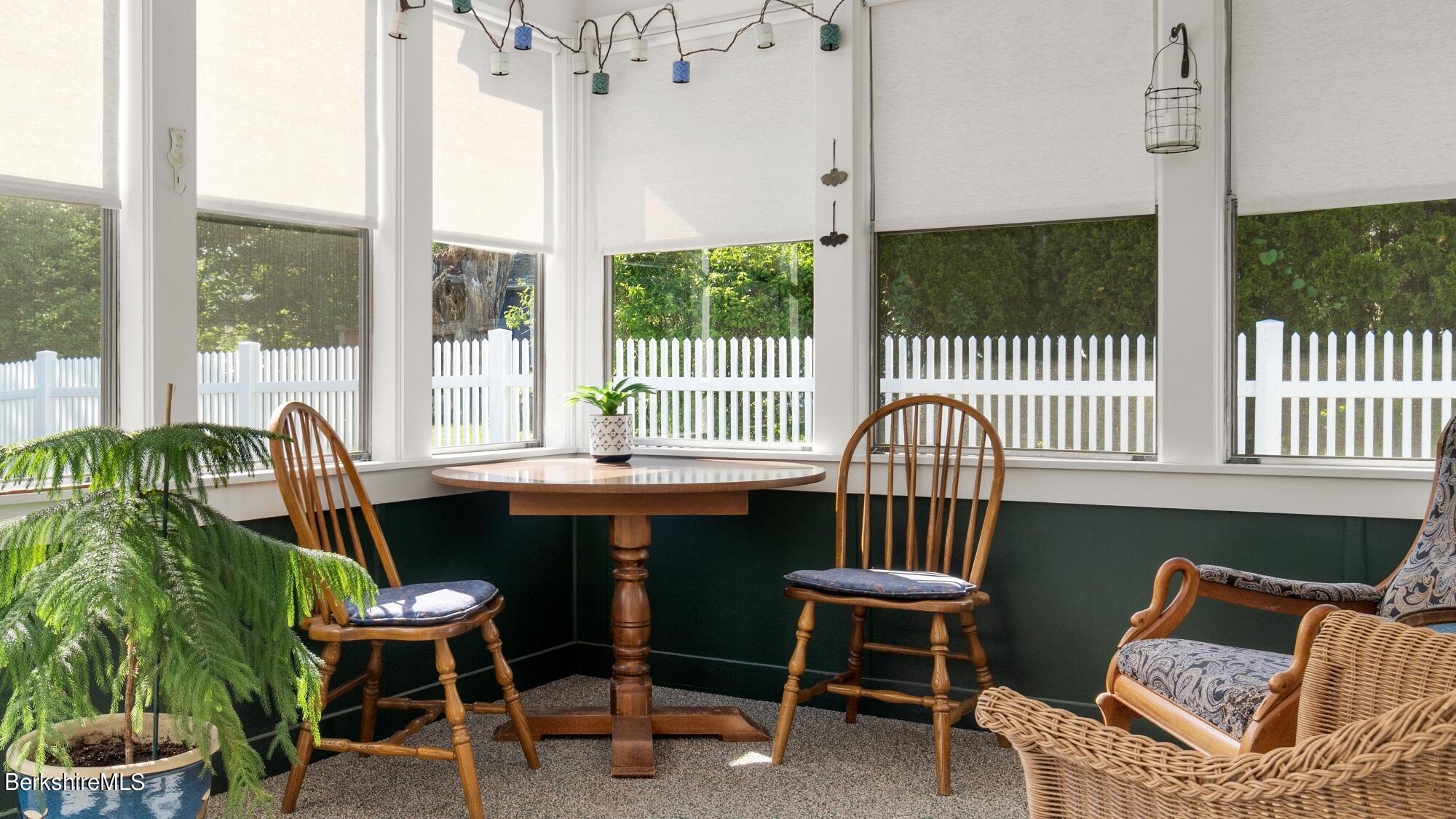 23 Ridgeway Avenue Pittsfield, MA 01201 - Photo 18 of 29 a view of a dining room with furniture window and outside view
