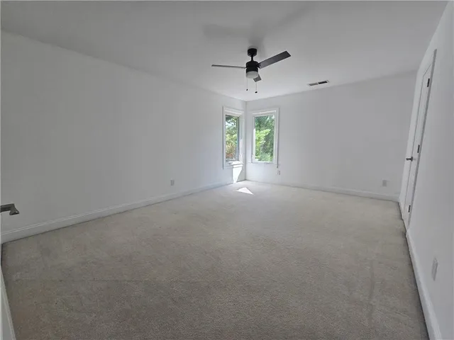 a view of a closet area