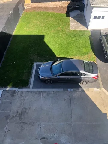 a view of a building with a street