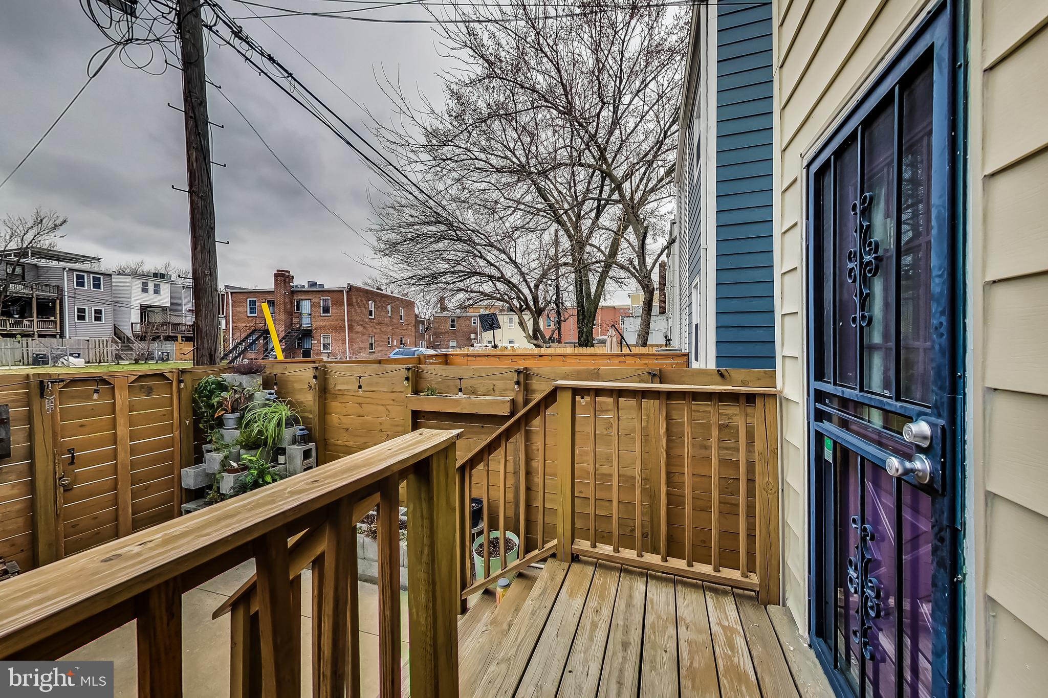 1629 Rosedale Street Northeast Washington, DC 20002 - Photo 28 of 32 Back yard view