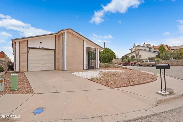a view of a house with a patio