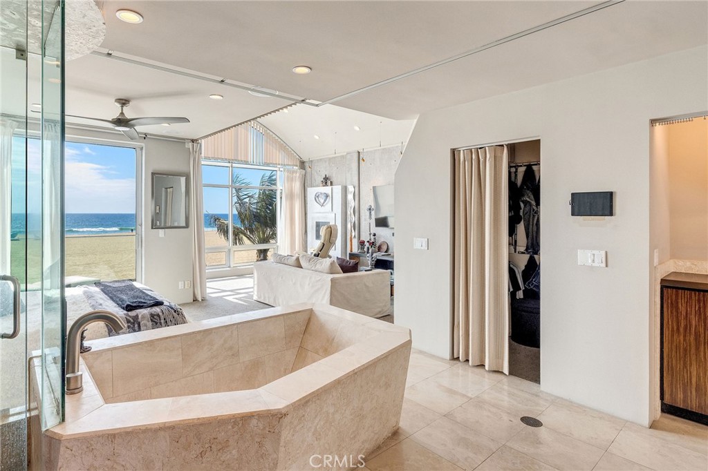 2024 The Strand Hermosa Beach, CA 90254 - Photo 27 of 65 a view of a living room and kitchen