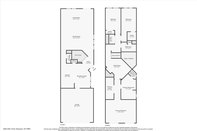 $949,900 | 636 East 6 1/2 Street, Houston, TX 77007