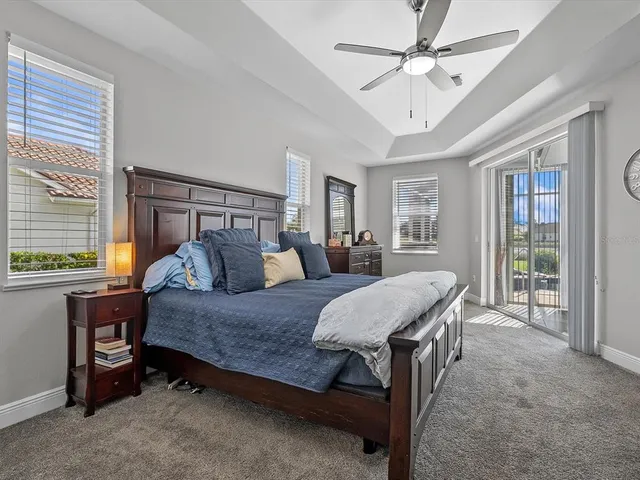 a room with furniture and a window