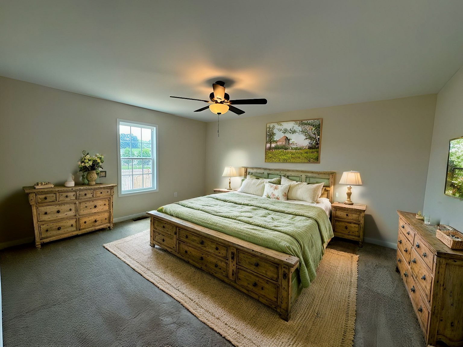 80 Modena Place Decherd, TN 37324 - Photo 7 of 14 a spacious bedroom with a bed and a chandelier